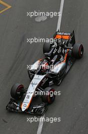 Nico Hulkenberg (GER) Sahara Force India F1 VJM08. 23.05.2015. Formula 1 World Championship, Rd 6, Monaco Grand Prix, Monte Carlo, Monaco, Qualifying Day