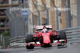 Sebastian Vettel (GER), Scuderia Ferrari  23.05.2015. Formula 1 World Championship, Rd 6, Monaco Grand Prix, Monte Carlo, Monaco, Qualifying Day