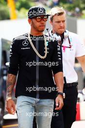 Lewis Hamilton (GBR) Mercedes AMG F1. 24.05.2015. Formula 1 World Championship, Rd 6, Monaco Grand Prix, Monte Carlo, Monaco, Race Day.