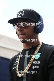 Lewis Hamilton (GBR), Mercedes AMG F1 Team  24.05.2015. Formula 1 World Championship, Rd 6, Monaco Grand Prix, Monte Carlo, Monaco, Race Day.