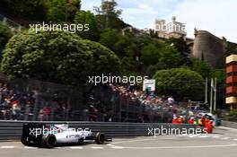 Valtteri Bottas (FIN) Williams FW37. 21.05.2015. Formula 1 World Championship, Rd 6, Monaco Grand Prix, Monte Carlo, Monaco, Practice Day.