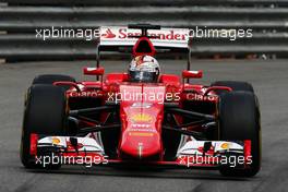 Sebastian Vettel (GER) Ferrari SF15-T. 21.05.2015. Formula 1 World Championship, Rd 6, Monaco Grand Prix, Monte Carlo, Monaco, Practice Day.