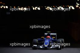 Felipe Nasr (BRA) Sauber C34. 21.05.2015. Formula 1 World Championship, Rd 6, Monaco Grand Prix, Monte Carlo, Monaco, Practice Day.
