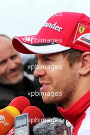 Sebastian Vettel (GER) Ferrari. 21.05.2015. Formula 1 World Championship, Rd 6, Monaco Grand Prix, Monte Carlo, Monaco, Practice Day.
