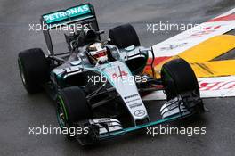 Lewis Hamilton (GBR) Mercedes AMG F1 W06. 21.05.2015. Formula 1 World Championship, Rd 6, Monaco Grand Prix, Monte Carlo, Monaco, Practice Day.