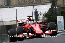 Sebastian Vettel (GER), Scuderia Ferrari  21.05.2015. Formula 1 World Championship, Rd 6, Monaco Grand Prix, Monte Carlo, Monaco, Practice Day.