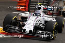 Valtteri Bottas (FIN) Williams FW37. 21.05.2015. Formula 1 World Championship, Rd 6, Monaco Grand Prix, Monte Carlo, Monaco, Practice Day.