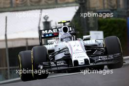 Valtteri Bottas (FIN), Williams F1 Team  21.05.2015. Formula 1 World Championship, Rd 6, Monaco Grand Prix, Monte Carlo, Monaco, Practice Day.