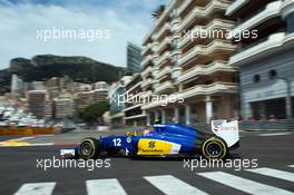 Felipe Nasr (BRA) Sauber C34. 21.05.2015. Formula 1 World Championship, Rd 6, Monaco Grand Prix, Monte Carlo, Monaco, Practice Day.