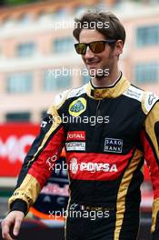 Romain Grosjean (FRA) Lotus F1 Team. 21.05.2015. Formula 1 World Championship, Rd 6, Monaco Grand Prix, Monte Carlo, Monaco, Practice Day.