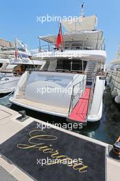 Boats in the scenic Monaco Harbour. 20.05.2015. Formula 1 World Championship, Rd 6, Monaco Grand Prix, Monte Carlo, Monaco, Preparation Day.