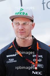 Nico Hulkenberg (GER) Sahara Force India F1. 20.05.2015. Formula 1 World Championship, Rd 6, Monaco Grand Prix, Monte Carlo, Monaco, Preparation Day.