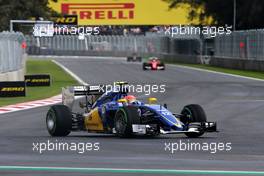Felipe Nasr (BRA), Sauber F1 Team  30.10.2015. Formula 1 World Championship, Rd 17, Mexican Grand Prix, Mexixo City, Mexico, Practice Day.