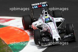 Felipe Massa (BRA) Williams FW37. 30.10.2015. Formula 1 World Championship, Rd 17, Mexican Grand Prix, Mexixo City, Mexico, Practice Day.