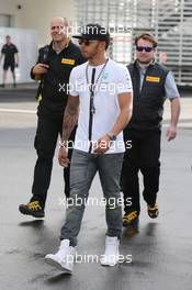 Lewis Hamilton (GBR) Mercedes AMG F1. 30.10.2015. Formula 1 World Championship, Rd 17, Mexican Grand Prix, Mexixo City, Mexico, Practice Day.
