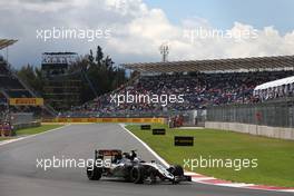 Sergio Perez (MEX), Sahara Force India  30.10.2015. Formula 1 World Championship, Rd 17, Mexican Grand Prix, Mexixo City, Mexico, Practice Day.
