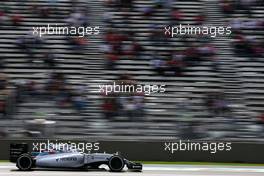 Valtteri Bottas (FIN), Williams F1 Team  30.10.2015. Formula 1 World Championship, Rd 17, Mexican Grand Prix, Mexixo City, Mexico, Practice Day.