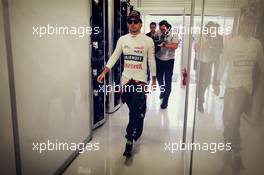 Sergio Perez (MEX) Sahara Force India F1. 30.10.2015. Formula 1 World Championship, Rd 17, Mexican Grand Prix, Mexixo City, Mexico, Practice Day.