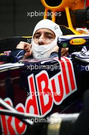 Daniel Ricciardo (AUS) Red Bull Racing RB11. 30.10.2015. Formula 1 World Championship, Rd 17, Mexican Grand Prix, Mexixo City, Mexico, Practice Day.