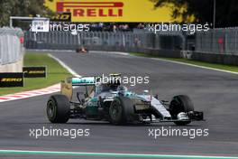 Nico Rosberg (GER), Mercedes AMG F1 Team  30.10.2015. Formula 1 World Championship, Rd 17, Mexican Grand Prix, Mexixo City, Mexico, Practice Day.