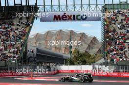 Nico Hulkenberg (GER) Sahara Force India F1 VJM08. 30.10.2015. Formula 1 World Championship, Rd 17, Mexican Grand Prix, Mexixo City, Mexico, Practice Day.