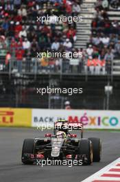 Pastor Maldonado (VEN) Lotus F1 E23. 30.10.2015. Formula 1 World Championship, Rd 17, Mexican Grand Prix, Mexixo City, Mexico, Practice Day.