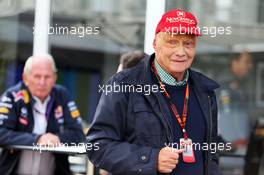 Niki Lauda (AUT) Mercedes Non-Executive Chairman. 30.10.2015. Formula 1 World Championship, Rd 17, Mexican Grand Prix, Mexixo City, Mexico, Practice Day.