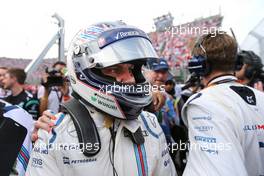 Valtteri Bottas (FIN), Williams F1 Team  01.11.2015. Formula 1 World Championship, Rd 17, Mexican Grand Prix, Mexixo City, Mexico, Race Day.