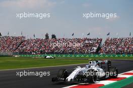 Valtteri Bottas (FIN) Williams FW37. 01.11.2015. Formula 1 World Championship, Rd 17, Mexican Grand Prix, Mexixo City, Mexico, Race Day.