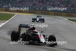 Jenson Button (GBR), McLaren Honda  01.11.2015. Formula 1 World Championship, Rd 17, Mexican Grand Prix, Mexixo City, Mexico, Race Day.