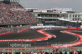 Sergio Perez (MEX) Sahara Force India F1 VJM08. 01.11.2015. Formula 1 World Championship, Rd 17, Mexican Grand Prix, Mexixo City, Mexico, Race Day.