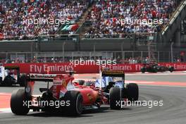 Kimi Raikkonen (FIN) Ferrari SF15-T. 01.11.2015. Formula 1 World Championship, Rd 17, Mexican Grand Prix, Mexixo City, Mexico, Race Day.