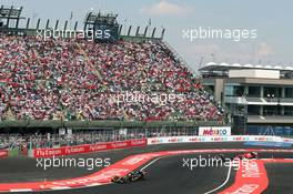 Pastor Maldonado (VEN) Lotus F1 E23. 01.11.2015. Formula 1 World Championship, Rd 17, Mexican Grand Prix, Mexixo City, Mexico, Race Day.