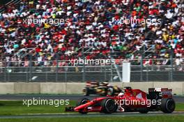 Sebastian Vettel (GER) Ferrari SF15-T. 01.11.2015. Formula 1 World Championship, Rd 17, Mexican Grand Prix, Mexixo City, Mexico, Race Day.
