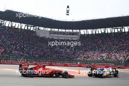 Kimi Raikkonen (FIN) Ferrari SF15-T. 01.11.2015. Formula 1 World Championship, Rd 17, Mexican Grand Prix, Mexixo City, Mexico, Race Day.