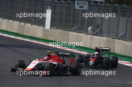Alexander Rossi (USA) Manor Marussia F1 Team. 01.11.2015. Formula 1 World Championship, Rd 17, Mexican Grand Prix, Mexixo City, Mexico, Race Day.