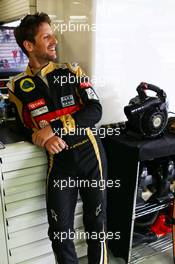 Romain Grosjean (FRA) Lotus F1 Team. 31.10.2015. Formula 1 World Championship, Rd 17, Mexican Grand Prix, Mexixo City, Mexico, Qualifying Day.