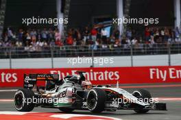 Nico Hulkenberg (GER) Sahara Force India F1 VJM08. 31.10.2015. Formula 1 World Championship, Rd 17, Mexican Grand Prix, Mexixo City, Mexico, Qualifying Day.