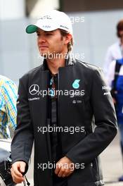 Nico Rosberg (GER) Mercedes AMG F1. 31.10.2015. Formula 1 World Championship, Rd 17, Mexican Grand Prix, Mexixo City, Mexico, Qualifying Day.