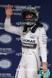 Pole for Nico Rosberg (GER) Mercedes AMG F1 W06. 31.10.2015. Formula 1 World Championship, Rd 17, Mexican Grand Prix, Mexixo City, Mexico, Qualifying Day.