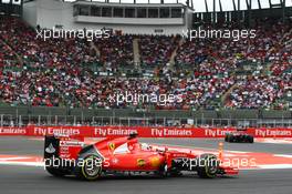 Sebastian Vettel (GER) Ferrari SF15-T. 31.10.2015. Formula 1 World Championship, Rd 17, Mexican Grand Prix, Mexixo City, Mexico, Qualifying Day.