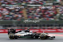 Sergio Perez (MEX) Sahara Force India F1 VJM08. 31.10.2015. Formula 1 World Championship, Rd 17, Mexican Grand Prix, Mexixo City, Mexico, Qualifying Day.