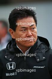Yasuhisa Arai (JPN) Honda Motorsport Chief Officer. 31.10.2015. Formula 1 World Championship, Rd 17, Mexican Grand Prix, Mexixo City, Mexico, Qualifying Day.