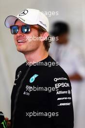 Nico Rosberg (GER) Mercedes AMG F1 on the drivers parade. 01.11.2015. Formula 1 World Championship, Rd 17, Mexican Grand Prix, Mexixo City, Mexico, Race Day.
