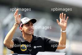 Pastor Maldonado (VEN), Lotus F1 Team  01.11.2015. Formula 1 World Championship, Rd 17, Mexican Grand Prix, Mexixo City, Mexico, Race Day.