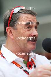 Nigel Mansell (GBR). 29.10.2015. Formula 1 World Championship, Rd 17, Mexican Grand Prix, Mexixo City, Mexico, Preparation Day.