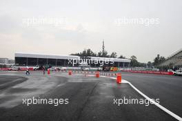 The stadium section. 28.10.2015. Formula 1 World Championship, Rd 17, Mexican Grand Prix, Mexixo City, Mexico, Preparation Day.