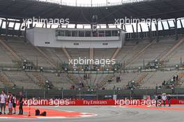 The stadium section. 29.10.2015. Formula 1 World Championship, Rd 17, Mexican Grand Prix, Mexixo City, Mexico, Preparation Day.