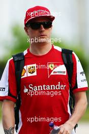 Kimi Raikkonen (FIN) Ferrari. 27.03.2015. Formula 1 World Championship, Rd 2, Malaysian Grand Prix, Sepang, Malaysia, Friday.