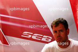 Sebastian Vettel (GER) Ferrari. 27.03.2015. Formula 1 World Championship, Rd 2, Malaysian Grand Prix, Sepang, Malaysia, Friday.